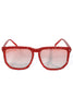 Inner Self Red Rhinestone Sunglasses