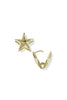 DOORBUSTER Shooting Stars Gold Huggie Earrings