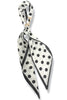Taking Turns Black and White Horsebit Buckle & Scarf