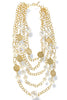 Second Chance Coin & Pearl Layered Necklace