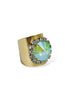 TOVA Jacci Soft Mint Ignite Glacier Blue Ring