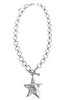 Star of the South Silver Star Statement Necklace