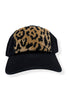 Kilim Baseball Hat - Black w/Leopard