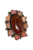 Made in the Deep South 1960s Carnelian & Agate Ring