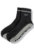 TWT® 3/4 Crew Black Pilates Socks