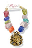 Made In The Deep South 1800s Brooch 1970s Bead Necklace
