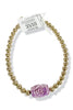 Made In The Deep South 1960s Raw Amethyst Bead 1960s Monet Necklace