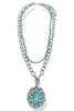 Make The Move Turquoise Western Pendant Necklace
