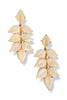Leaf It To Me Ivory Statement Earrings