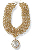 How It Feels Pearl & Layered Chain Necklace