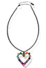 TOVA Mini Heart Pop Smutt Watermelon Necklace