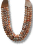 Marla Dark Multi Bead Statement Necklace