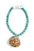 Made In The Deep South 1960s Shell Pendant 1960s Agate Bead Necklace