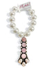 Made In The Deep South 1970s Agate/Pearl Pendant 1970s Necklace