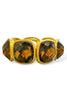 Ella Tortoise Epoxy Square Statement Stretch Bracelet