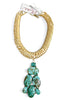 Made In The Deep South 1960s Turquoise Pendant 1950s Necklace