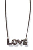 TOVA Mini La La Love Smutt/Jet Necklace