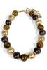 Maybe I Asked Too Much Brown Ball Beaded Necklace