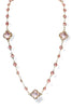 Keeping In Mind Pink Long Necklace