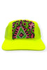 Kilim Trucker Hat - Neon Yellow 11