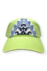 Kilim Baseball Hat - Lime 14