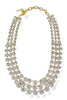 TOVA Cinthia Gold Clear Necklace
