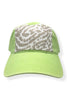 Kilim Baseball Hat - Lime 32