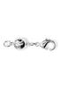 Rhodium Magnet Extender For Necklaces