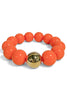 Serafina Orange Beaded Bracelet
