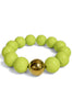 Serafina Light Yellow Beaded Bracelet