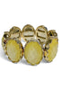 Robbie Yellow Oval Bracelet