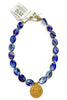 Made In The Deep South 1800s Paris Medal 1970s Glass Beads Necklace