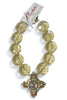 Made In The Deep South 1980s St John's Pendant 1970s Glass Bead Necklace