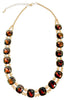 Nice Knowing You Brown Beaded Necklace