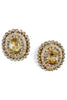 Hollywood Ready Champagne Statement Earrings