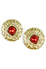 High Tide Red Stud Earrings
