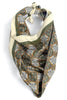 Mila Olive Triangle Scarf