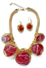 Queen Of Hearts Red Statement Necklace