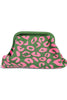 Wild Thoughts Green Leopard Clutch