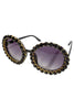 Marnie Black Rhinestone Sunglasses