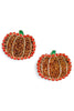 Pumpkin Patch Pumpkin Gold Stud Earring