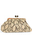 Taylor Snake Print Clutch Handbag