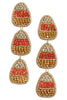 Sweet Tooth Orange Multi Dangle Candy Corn Earrings