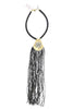 Made In The Deep South 1950s Brooch 1970s Beaded Fringe Necklace
