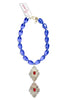 Made In The Deep South 1960s Brooch Crystal Bead Necklace