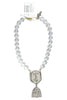 Made In The Deep South 1970s Brooch 1940s Crystal Necklace