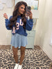 Z Supply Check Yourself True Navy Skirt