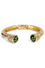 Back To Me Green Cuff Bracelet
