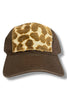 Kilim Baseball Hat - Brown w/Leopard