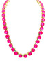 Matilda Tennis Necklace - Bright Pink | Sorrelli